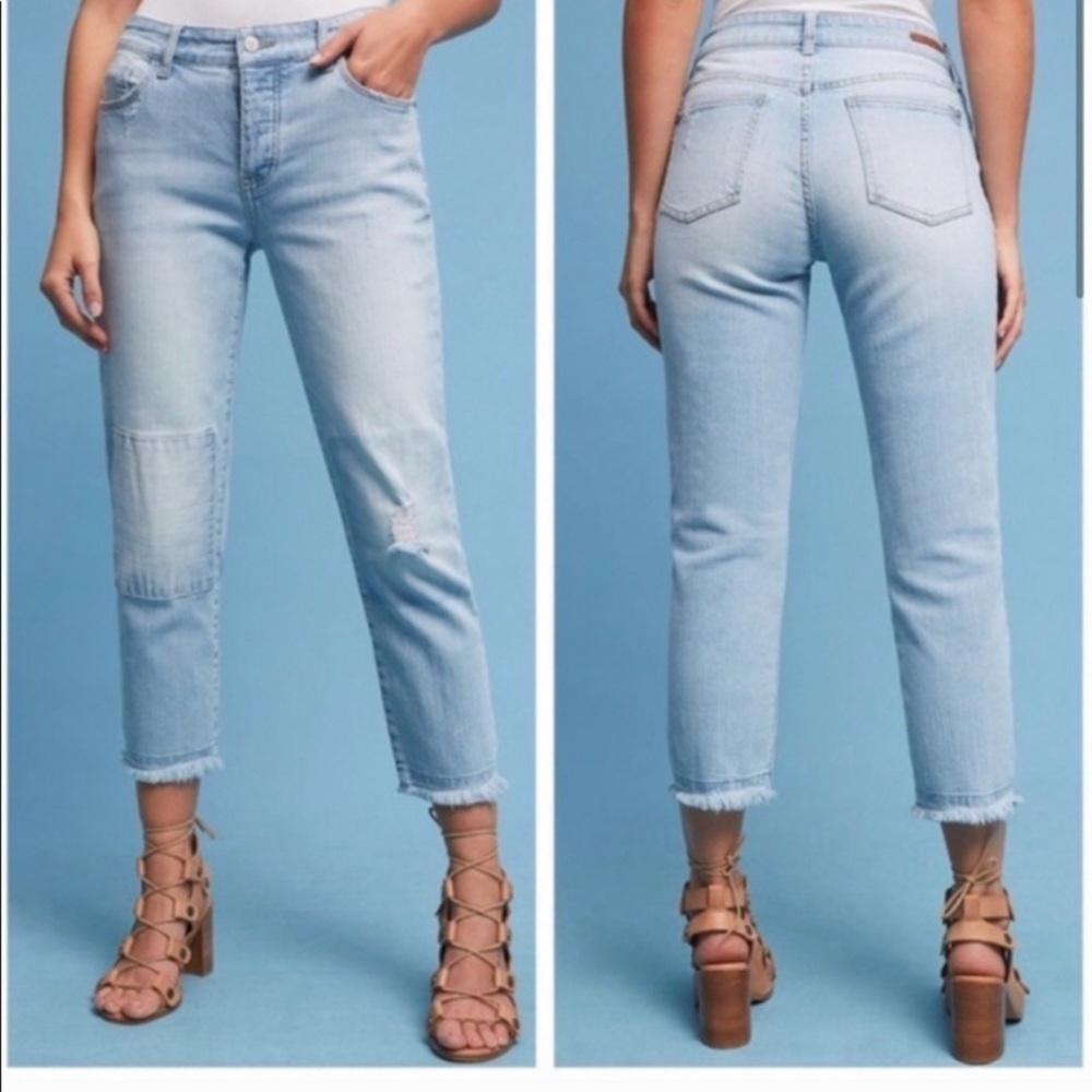 PILCRO AND THE LETTER PRESS by Anthropologie / Hyphen Crop Jeans Size 28